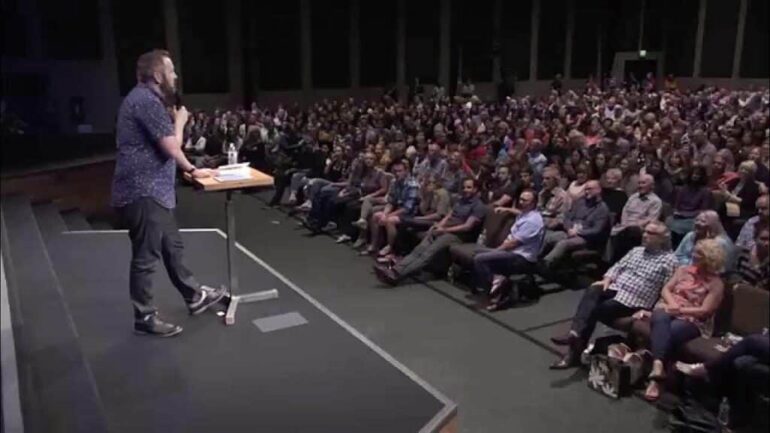 Bolz speaking at Bethel