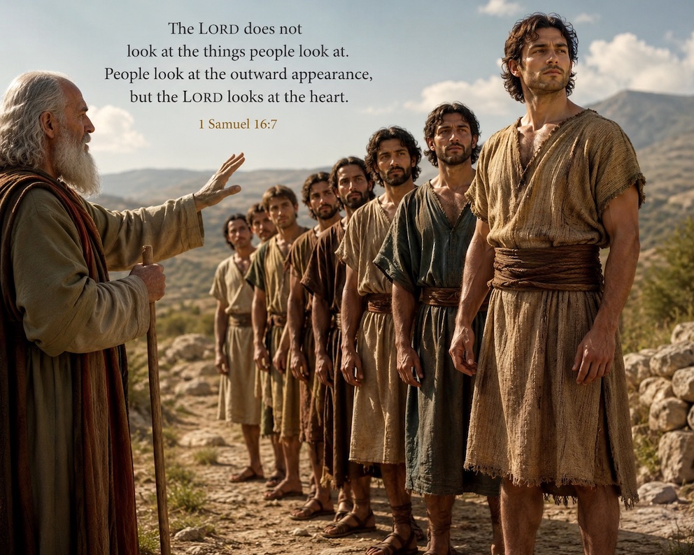 God did not choose Eliab even though he 'looked the part'